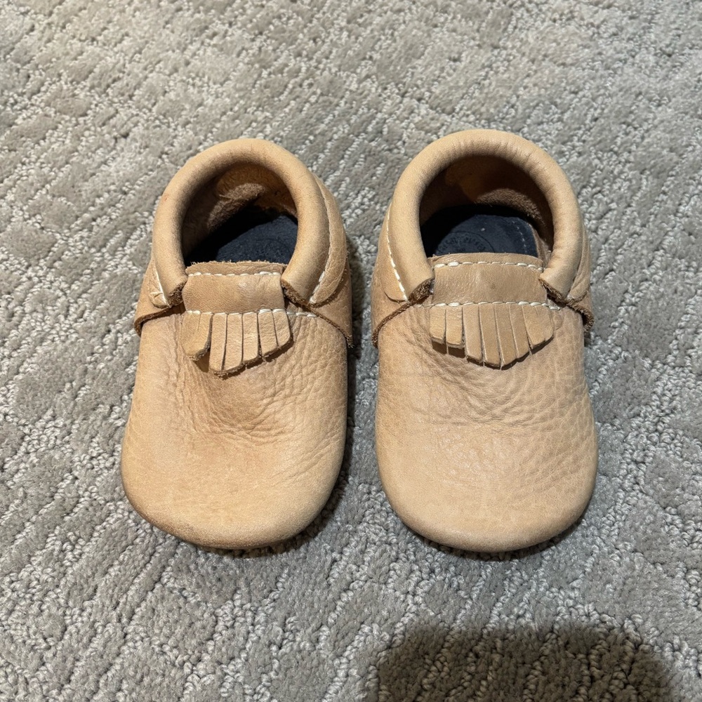 Freshly picked hard sole moccasin